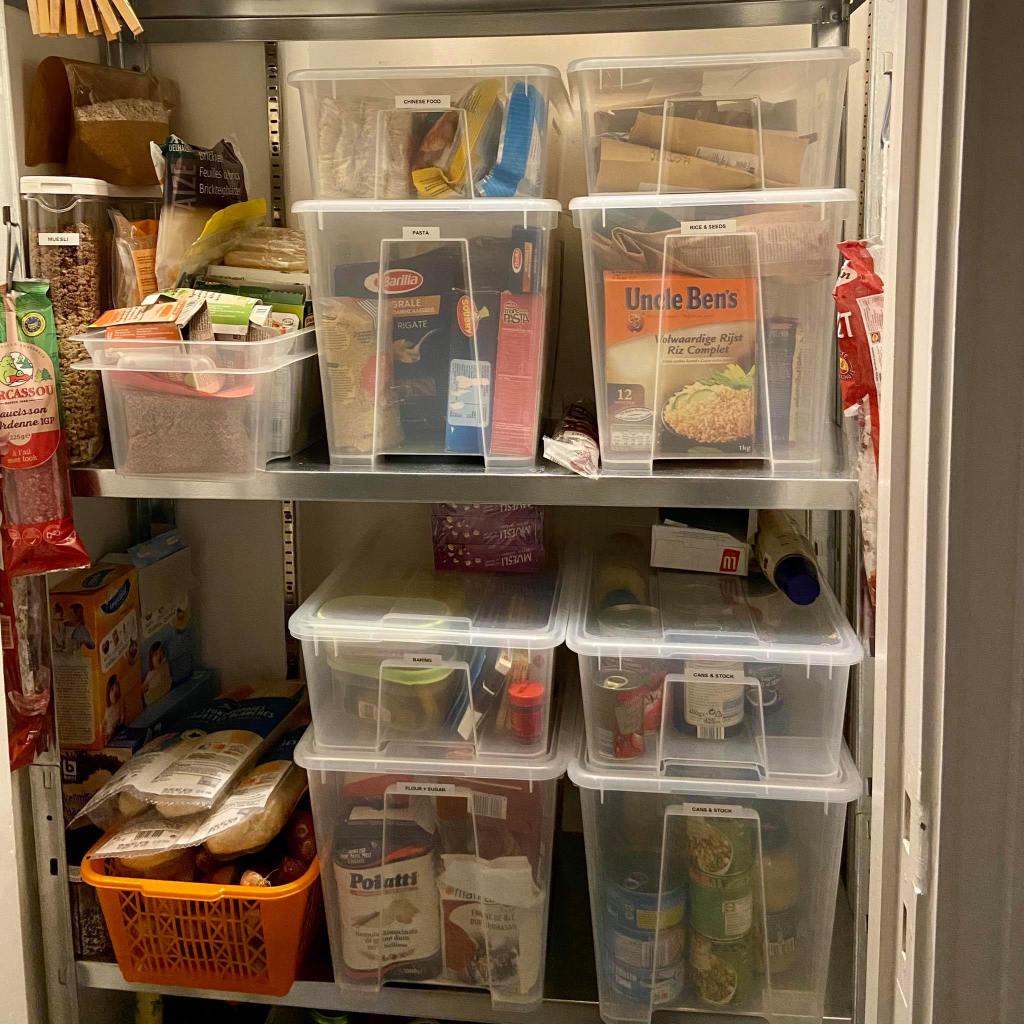 Réorganisation du cellier